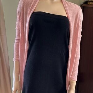 Say What? Pink Open-Front Shrug